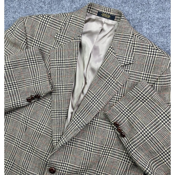 Vintage Orvis Sport Coat Blazer Jacket Men's 40R 100% Wool Houndstooth Tweed NWT